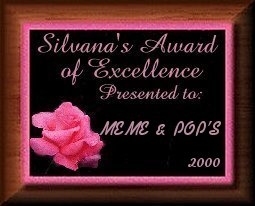 Silvana's Award of Excellence