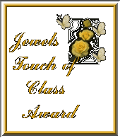 Jewels Touch of Class Award