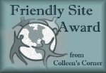 Colleen's Corner Friendly Site Award