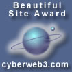 cyberweb3 Beautiful Site Award