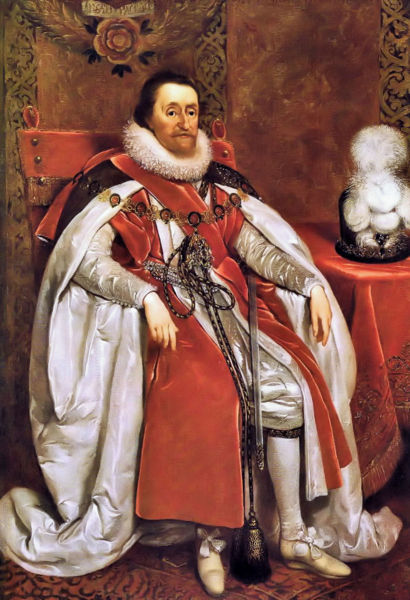 An image of King James I of England 1621