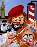 Painting called The Barber